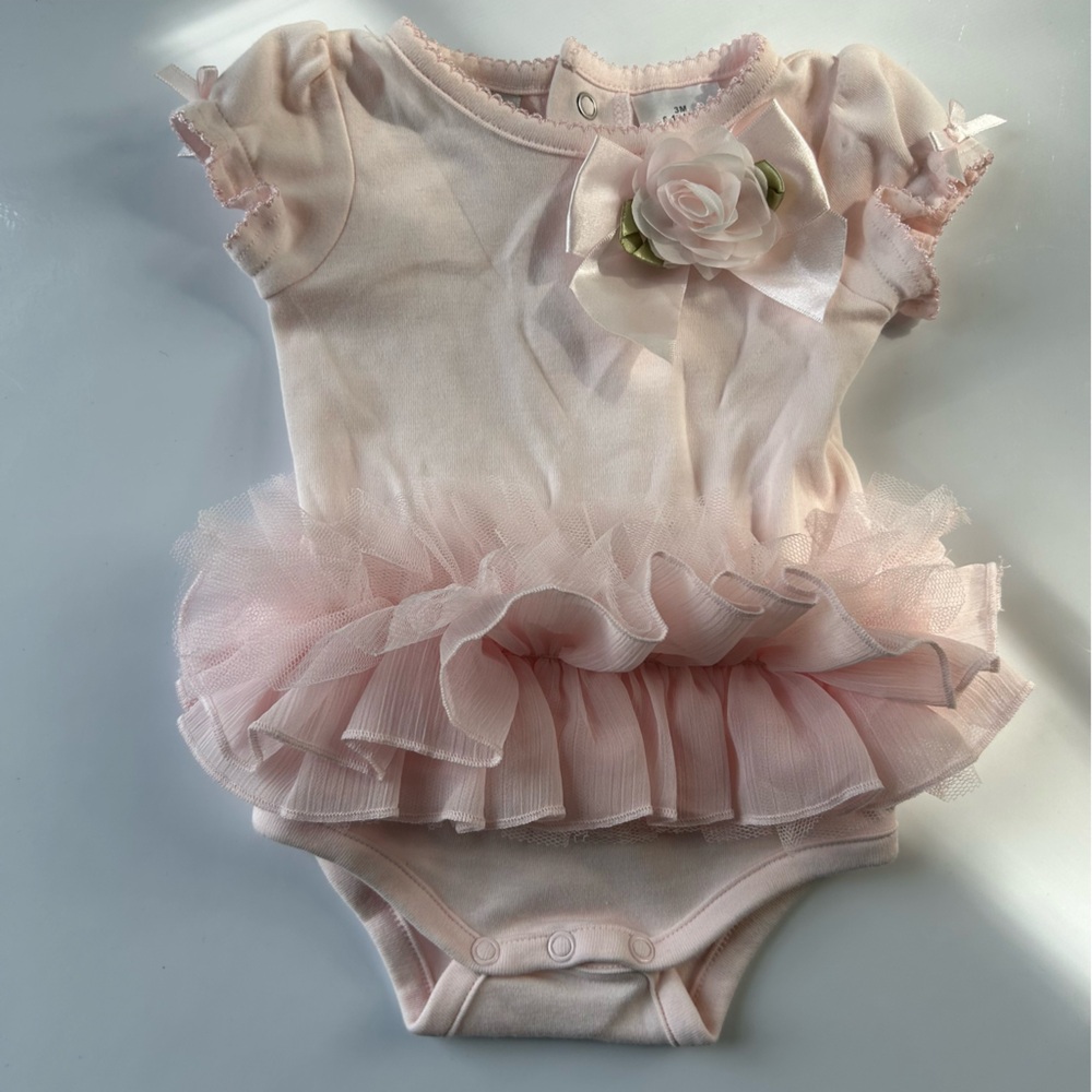 Koala Baby Boutique Girls 0-3 Tutu Pink Outfit for Newborn Photoshoot